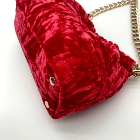 I.N.C. International Concepts Red Pepper Rennata Quilted Convertible Clutch - NW - Picture 8 of 11